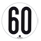 INDICE DE VITESSE 60KM/H