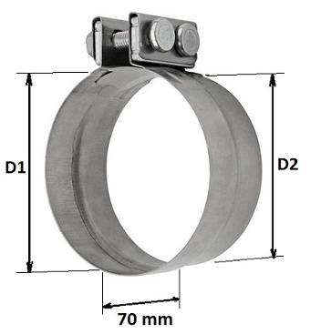 COLLIER FLEXIBLE ECHAPPEMENT VOLVO