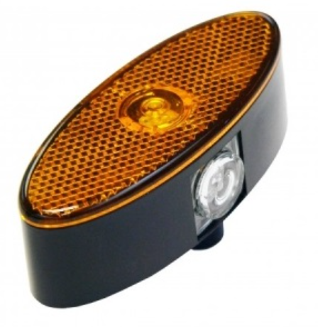 FEU DE GABARIT GAUCHE BANC/ORANGE/ROUGE  RUBBOLITE