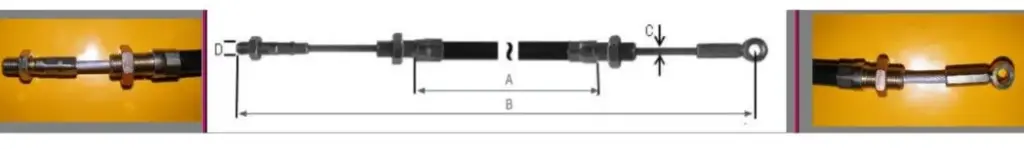CABLE DE COMMANDE DE FREIN ALKO FA3