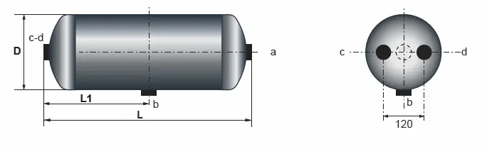 RESERVOIR D'AIR 20L