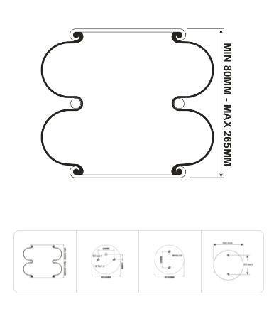 COUSSIN DE RELEVAGE ESSIEU SAF