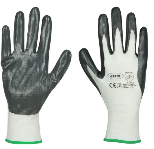 [51398N] GANTS A/ PAUME RENFORCÉE DE NITRILE T 11