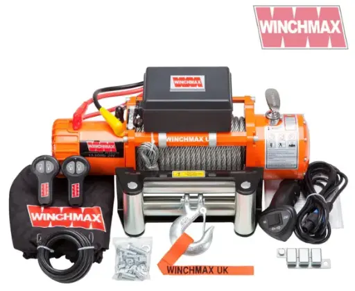 [WM1350024V] TREUIL ELECTRIQUE 6.120T 24V AVEC 2 TELECOMMANDES