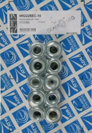 [9RD22BEC-10] KIT ECROU DE ROUE A BEC M22  X10