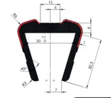 [G800040] PROTECTION DESSUS RIDELLE LG: 4M
