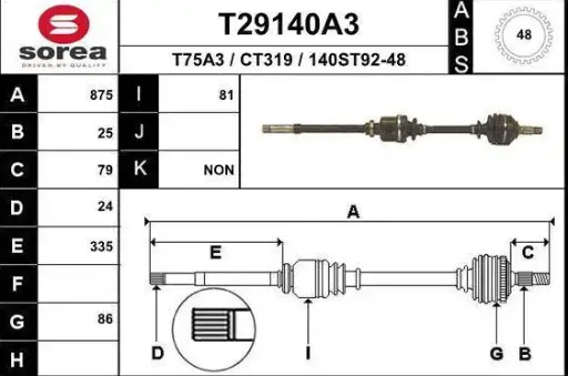 [T29140A3] TRANSMISSION ECHANGE STANDARD