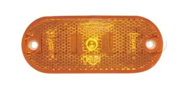 [387022] FEU LATERAL ORANGE A LEDS AVEC DOUBLE CONNECTEUR