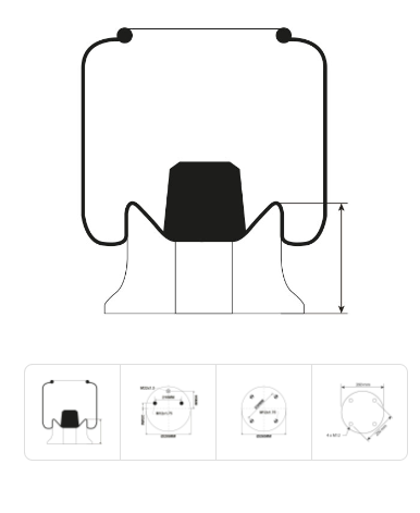 COUSSIN DE SUSPENSION EMBASE ACIER SAF/ROR