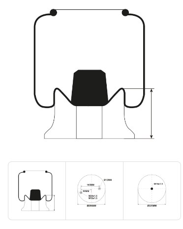 [AS0101] COUSSIN DE SUSPENSION EMBASE ACIER RENAULT/VOLVO