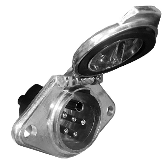 [A0196U] SOCLE 24S METAL COSSE 