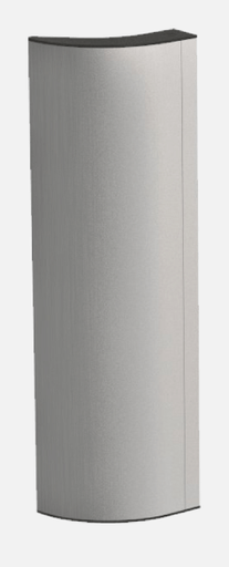 [TK1340] EMBOUT 90° ALU PARE-CYCLISTE L:500MM