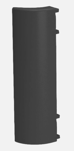 [TK1043] EMBOUT 90° PLASTIQUE NOIR H:500MM