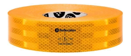 [7165] BANDE REFLECHISSANTE JAUNE PREMIUM
