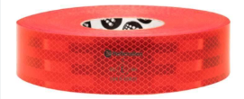 [7167] BANDE REFLECHISSANTE ROUGE PREMIUM