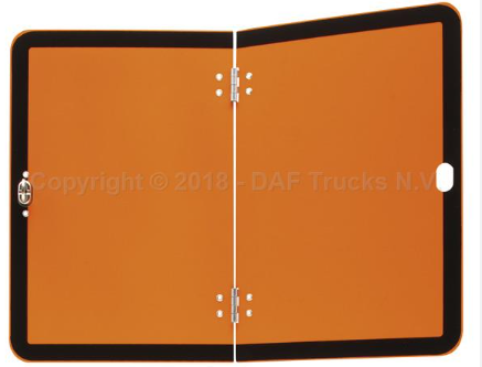 [6001/PZ/ALL1] PLAQUE ADR PLIABLE VERTICALE VERROUILLAGE CENTRAL