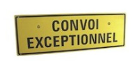 [7025] PANNEAU CONVOI EXCEPTIONNEL 1200X400