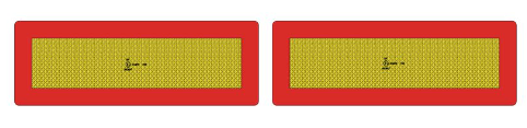 [4004RF/SA] PLAQUE REFLECHISSANTE AR REMORQUE ADHESIVE