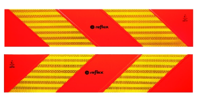 [4001RF/SA] PLAQUE REFLECHISSANTE AR ADHESIVE CAMION