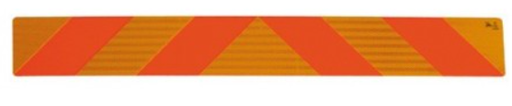 [4000RF/UK] PLAQUE REFLECHISSANTE LONGUE ALU CAMION