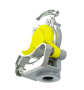 [PRO2000220] TETE D'ACCOUPLEMENT JAUNE REMORQUE 